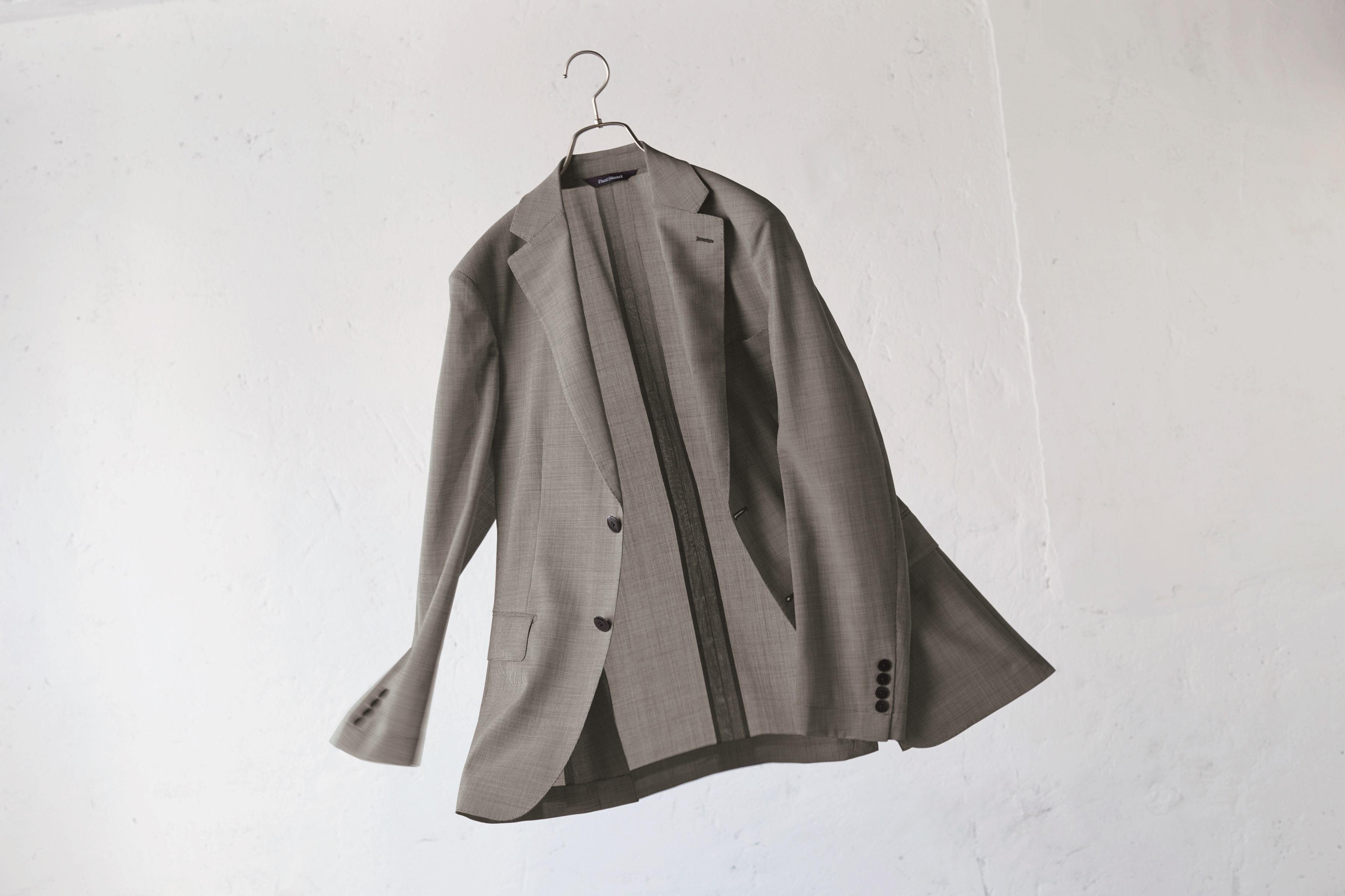 ポール・スチュアート」メンズから涼しげな透け素材のビジネスウェア